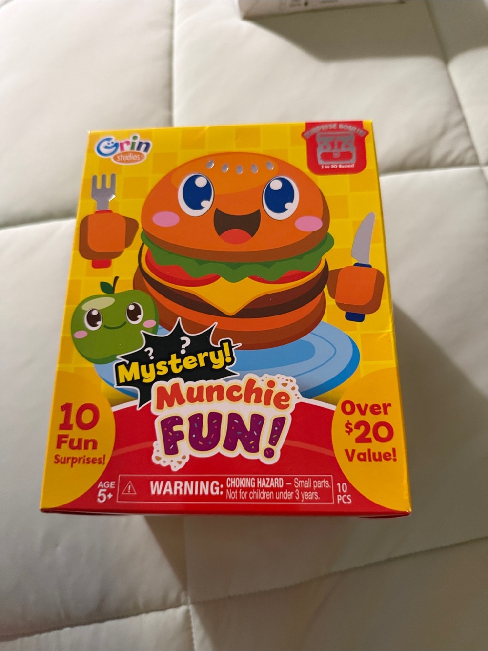 Grin Studios Mystery Munchie Fun! Kids Toy - Yellow Surprise Pack